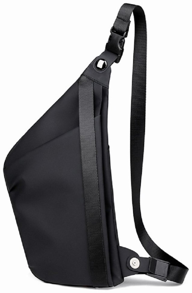 Текстильна чоловіча сумка-слінг через плече на одне відділення Confident 77478