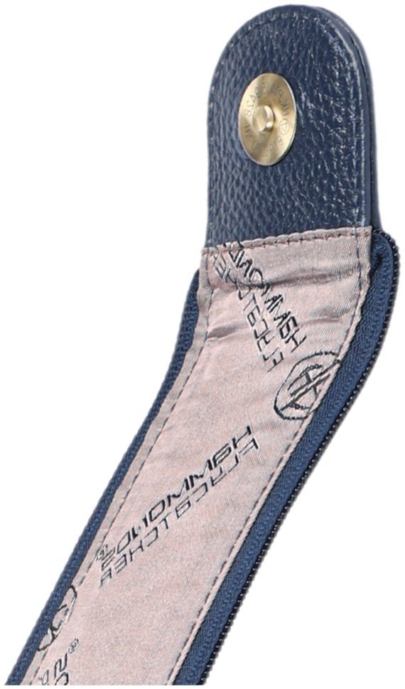 Кожаный несессер на 2 отделения с петлей на кисть Hammonds Flycatcher TC4002 синего цвета 107978 modnotak фото №9