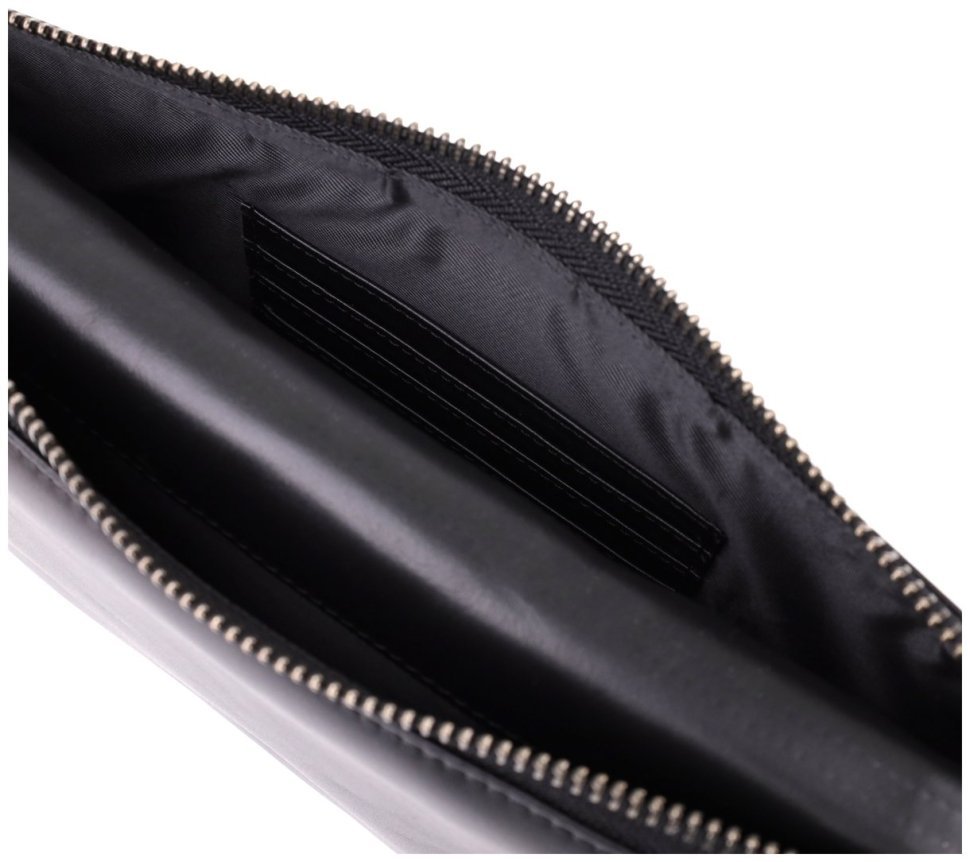 Класичний повсякденний чоловічий клатч із гладкої шкіри з ремінцем на зап’ястя Vintage 98178 чорного кольору фото №8 Класичний повсякденний чоловічий клатч із гладкої шкіри з ремінцем на зап’ястя Vintage 98178 чорного кольору modnotak фото №8