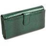 Лаковий зелений гаманець на магнітній фіксації Marco Coverna (16629) - 4