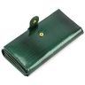 Лаковый зеленый кошелек на магнитной фиксации Marco Coverna (16629) - 5