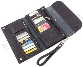 Мужской кожаный клатч ручной работы Grande Pelle (13034)