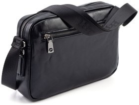 Стильная мужская сумка горизонтального типа из натуральной кожи с эффектом помятости H.T Premium Leather 108578