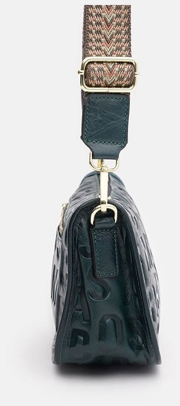 Женская сумка из натуральной кожи через плече Keizer 89278 Зеленого цвета фото №4 Женская сумка из натуральной кожи через плече Keizer 89278 Зеленого цвета modnotak фото №4