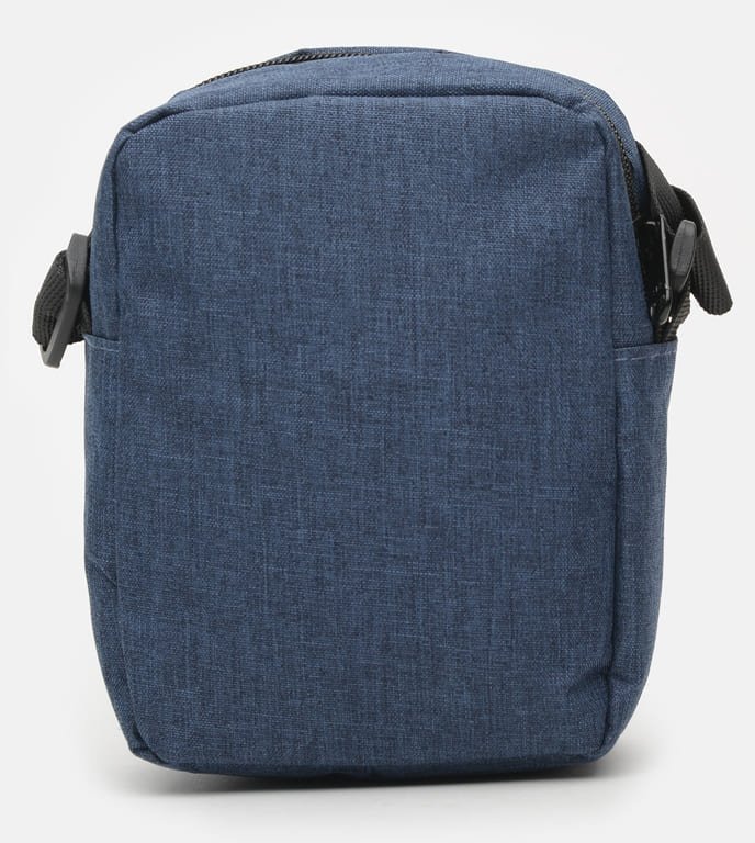 Мужская синяя сумка из плотного текстиля через плечо Remoid (15713)