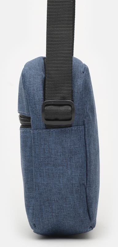 Мужская синяя сумка из плотного текстиля через плечо Remoid (15713)