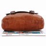 Функциональный рюкзак из натуральной кожи рыжего цвета VINTAGE STYLE (14166) - 5