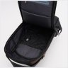 Черно-коричневая мужская сумка-слинг из текстиля с кодовым замком Monsen 71579 - 7