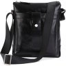 Черная мужская сумка-планшет из натуральной кожи VINTAGE STYLE (14087) - 1