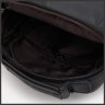 Практичная мужская сумка-барсетка из натуральной кожи черного цвета с ручкой Keizer 71679 - 5