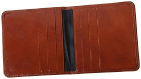 Картхолдер шкіряний Newport у кольорі коньяк Vip Collection 102579