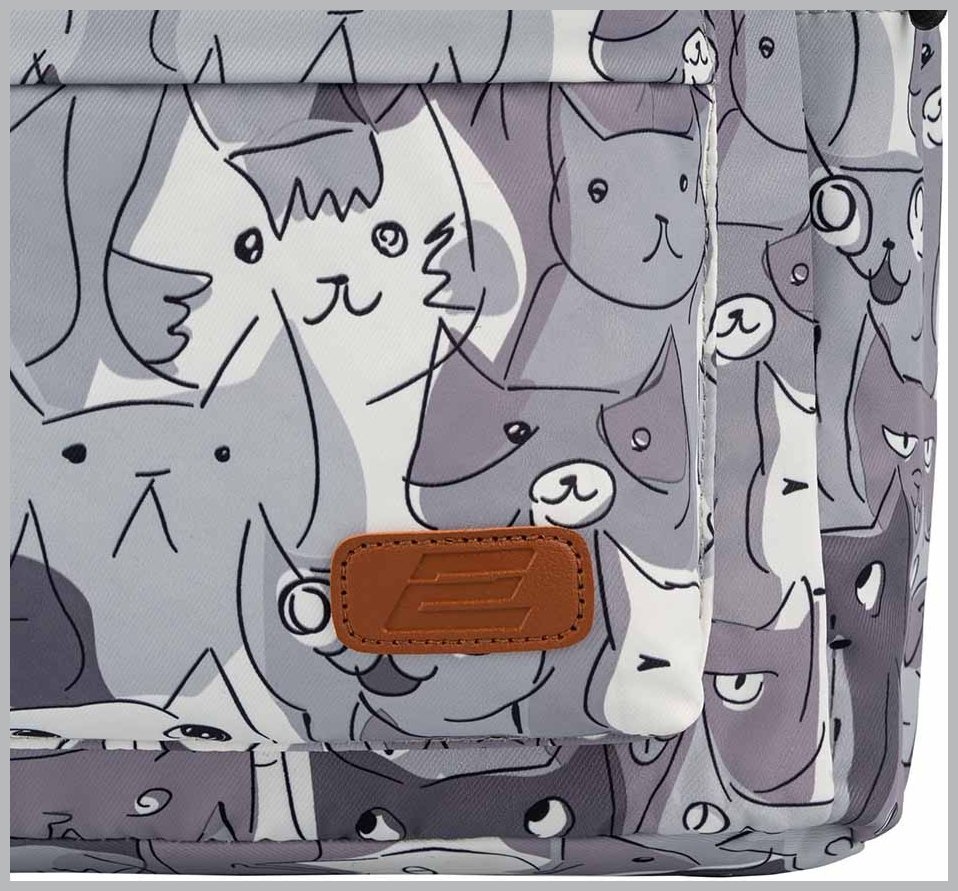 Рюкзак 2Е, TeensPack Cats, сірий фото №9 Рюкзак 2Е, TeensPack Cats, сірий modnotak фото №9