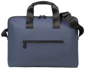 Сумка для ноутбука из прорезиненного текстиля на 1 отделение с кармашком для ноутбука до 15" Tucano Gommo синего цвета 103579