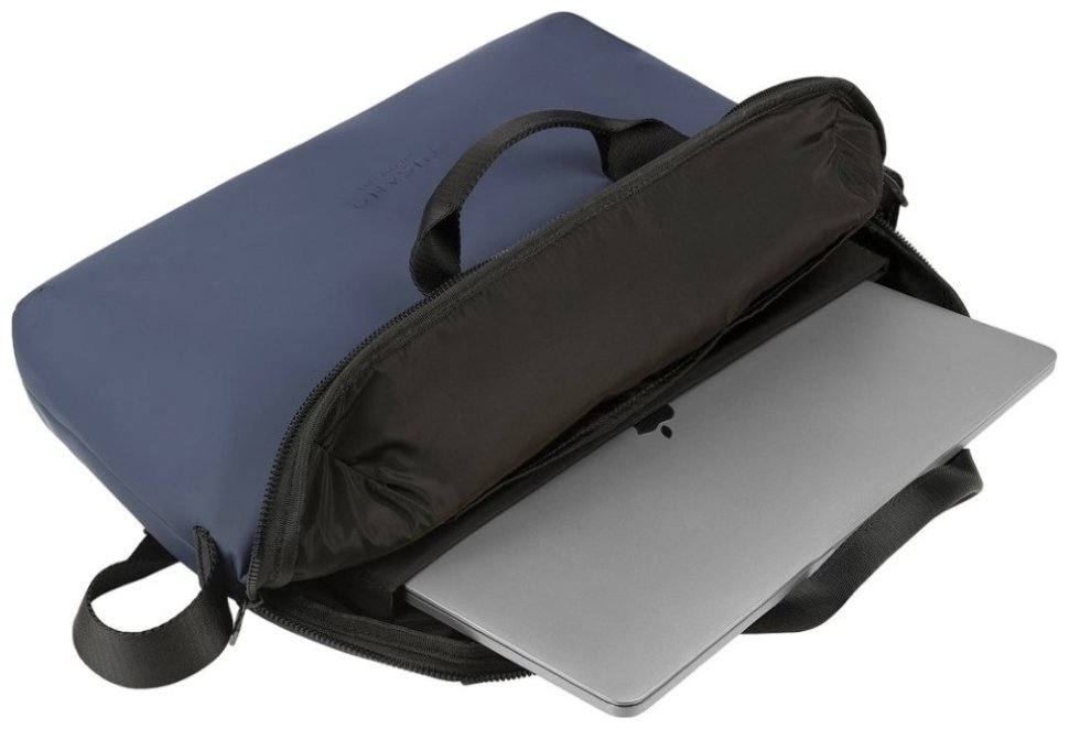 Сумка для ноутбука из прорезиненного текстиля на 1 отделение с кармашком для ноутбука до 15" Tucano Gommo синего цвета 103579 modnotak фото №5