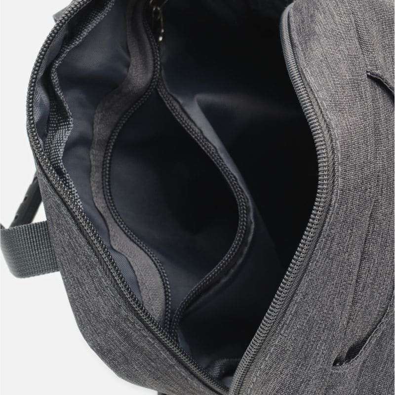 Чоловіча сіра сумка-барсетка з поліестеру з ручкою Monsen (21940)