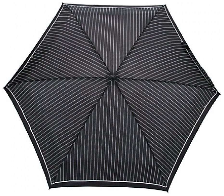 Мини зонт женский Fulton Tiny-2 Assorted Prints L501 Classic Stripe (Механика, складной, черный с белыми полосами) 93779 modnotak фото №4