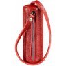 Яскрава жіноча ключниця з якісної шкіри червоного кольору BlankNote Тубус (12957) - 1