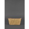 Винтажная плетеная сумка из натуральной кожи в светло-коричневом цвете BlankNote Пазл S (12753) - 6
