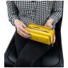 Місткий жіночий гаманець із фактурної шкіри з RFID-захистом Ashwood J54 94179 жовтого кольору фото №14 Місткий жіночий гаманець із фактурної шкіри з RFID-захистом Ashwood J54 94179 жовтого кольору modnotak фото - 14