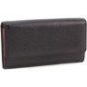 Чорно-червоний гаманець з натуральної шкіри італійського виробництва Tony Bellucci (10770) - 1