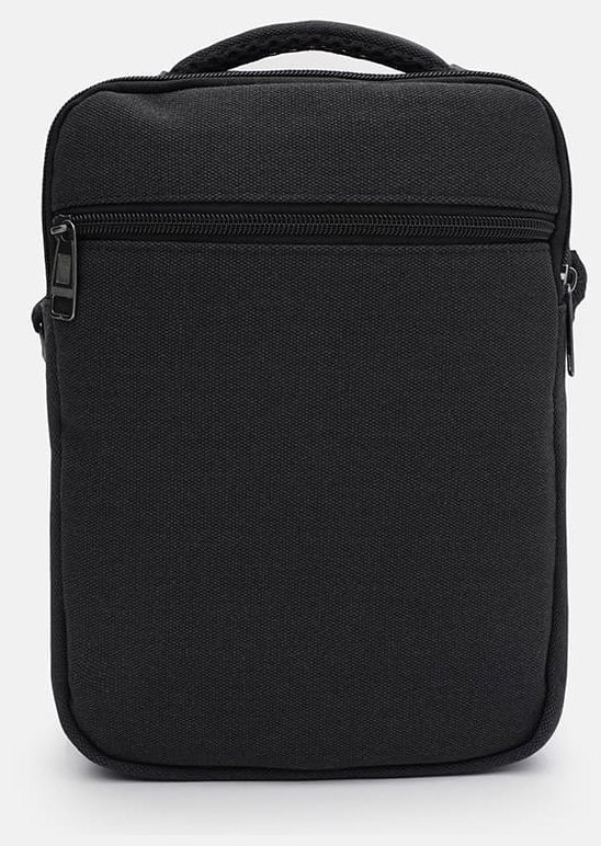 Чоловіча текстильна сумка барсетка через плече з ручкою для носіння Monsen 104479 чорного кольору фото №3 Чоловіча текстильна сумка барсетка через плече з ручкою для носіння Monsen 104479 чорного кольору modnotak фото №3