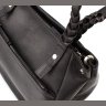 Женская большая кожаная сумка в черном цвете с двумя ручками KARYA (21018) - 6