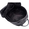 Добротный кожаный рюкзак черного цвета из натуральной кожи Tiding Bag (21243) - 6