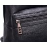Добротный кожаный рюкзак черного цвета из натуральной кожи Tiding Bag (21243) - 7
