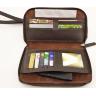 Функциональный мужской кошелек - клатч коричневого цвета VATTO (11821) - 2