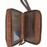 Функциональный мужской кошелек - клатч коричневого цвета VATTO (11821) - 7