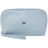 Женская косметичка из натуральной кожи флотар голубого цвета Desisan 106679 modnotak фото - 1
