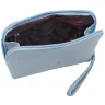 Женская косметичка из натуральной кожи флотар голубого цвета Desisan 106679 modnotak фото - 2