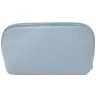 Женская косметичка из натуральной кожи флотар голубого цвета Desisan 106679 modnotak фото - 4