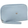 Женская косметичка из натуральной кожи флотар голубого цвета Desisan 106679 modnotak фото - 3