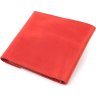Женский винтажный кошелек из натуральной кожи красного цвета Shvigel (2416614) - 2