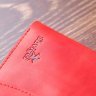 Женский винтажный кошелек из натуральной кожи красного цвета Shvigel (2416614) - 8