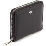 Черный женский кошелек среднего размера из натуральной фактурной кожи ST Leather 1767279 - 9