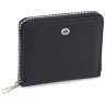 Чорний жіночий гаманець середнього розміру з натуральної шкіри шкіри ST Leather 1767279 - 1