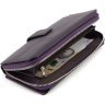 Жіночий фіолетовий гаманець-клатч із натуральної шкіри на зап'ястя ST Leather 1767379 - 5