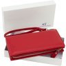 Великий червоний жіночий гаманець із натуральної шкіри на зап'ястя ST Leather 1767479 - 11
