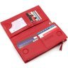 Великий червоний жіночий гаманець із натуральної шкіри на зап'ястя ST Leather 1767479 - 7