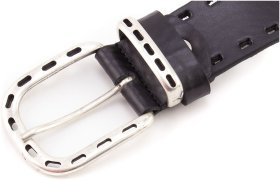 Женский брючный ремень из натуральной кожи с перфорацией Gherardini 35149