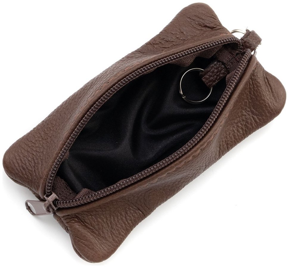 Большая кожаная ключница с двумя отделениями Leather Collection 97779 цвет коричневый фото №6 Большая кожаная ключница с двумя отделениями Leather Collection 97779 цвет коричневый modnotak фото №6