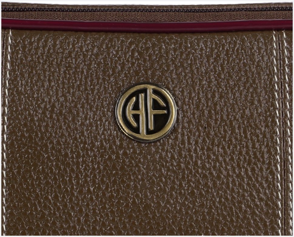 Несессер на каждый день из натуральной фактурной кожи 2 отделения на молнии Hammonds Flycatcher TC4002 коричневый 107979 modnotak фото №9