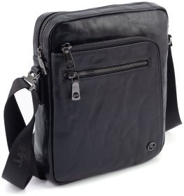 Стильна чоловіча сумка з натуральної шкіри жниварка HT Premium Leather 108579