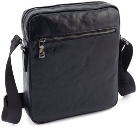 Стильна чоловіча сумка з натуральної шкіри жниварка HT Premium Leather 108579