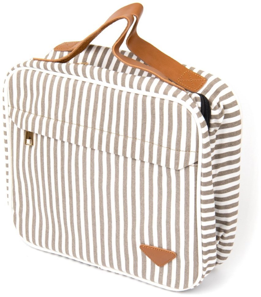 Текстильная сумка органайзер для женщин белого цвета Vintage 2420650 modnotak фото №1