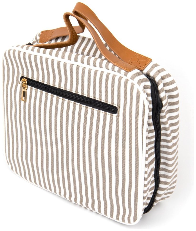 Текстильная сумка органайзер для женщин белого цвета Vintage 2420650 modnotak фото №2