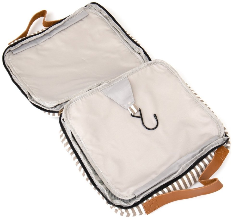 Текстильная сумка органайзер для женщин белого цвета Vintage 2420650 modnotak фото №3