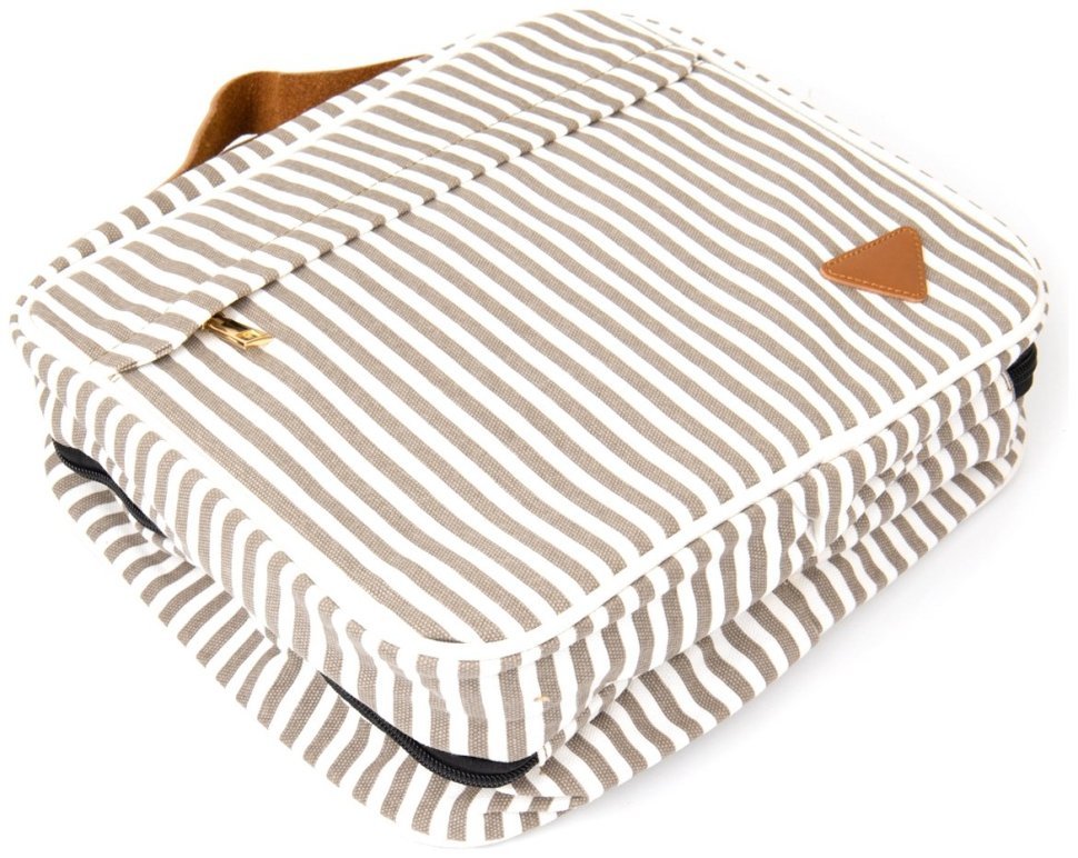 Текстильная сумка органайзер для женщин белого цвета Vintage 2420650 modnotak фото №10